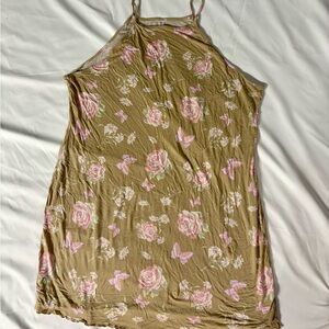 BP. Tan Sleeveless Camisole Mini Dress